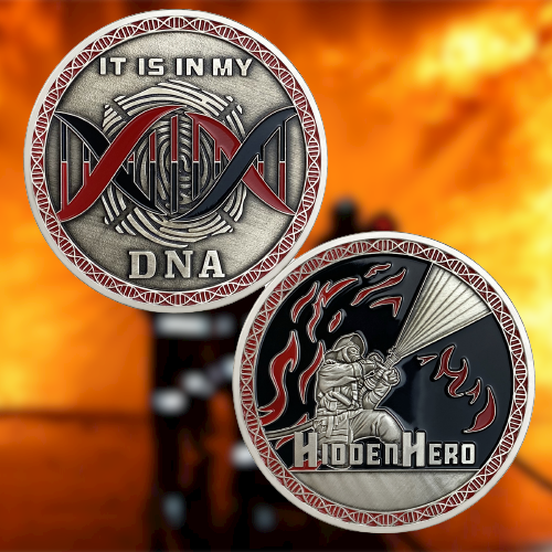 Hidden Hero Firefighter Challenge Coin mysite