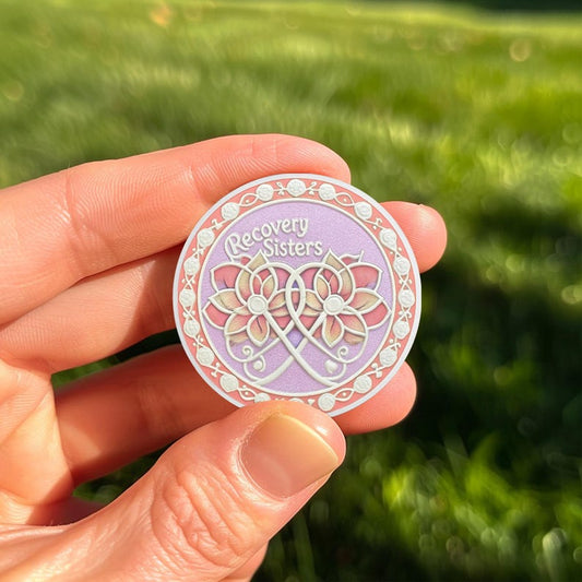 Never Alone Original Recovery Sisters Sobriety Coin mysite
