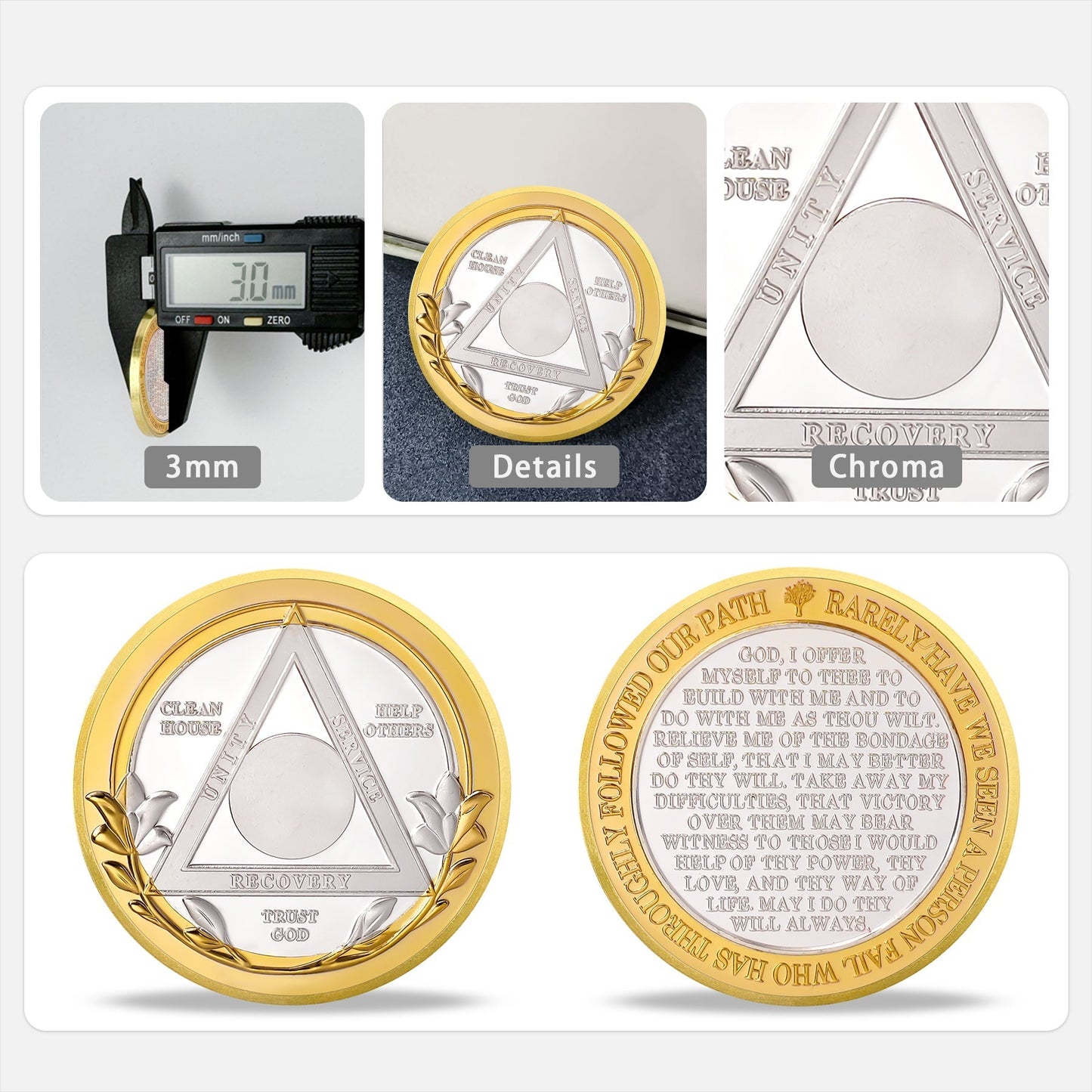 Recovery Golden Hope Sobriety Coin mysite