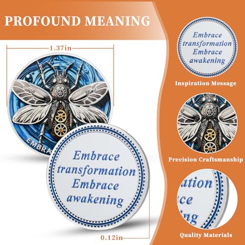 Mechanical Gear Beetle Sobriety Coin mysite