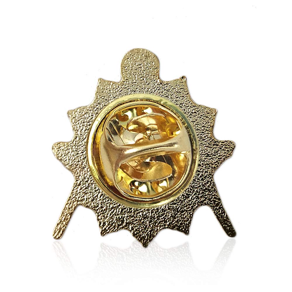 Square & Compass Gold & Blue Masonic Lapel Pin mysite