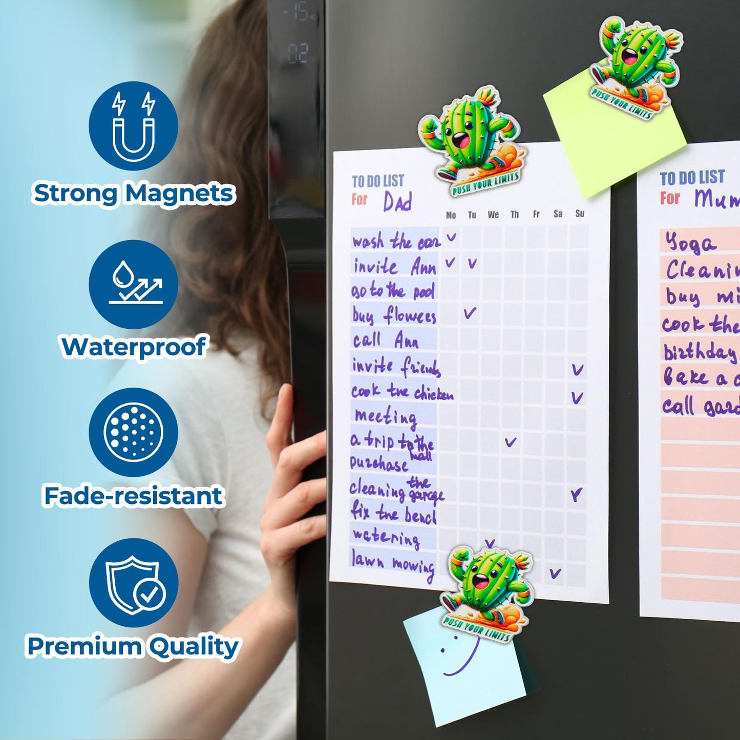 Push Your Limits Motivational Funny Fridge Magnets mysite