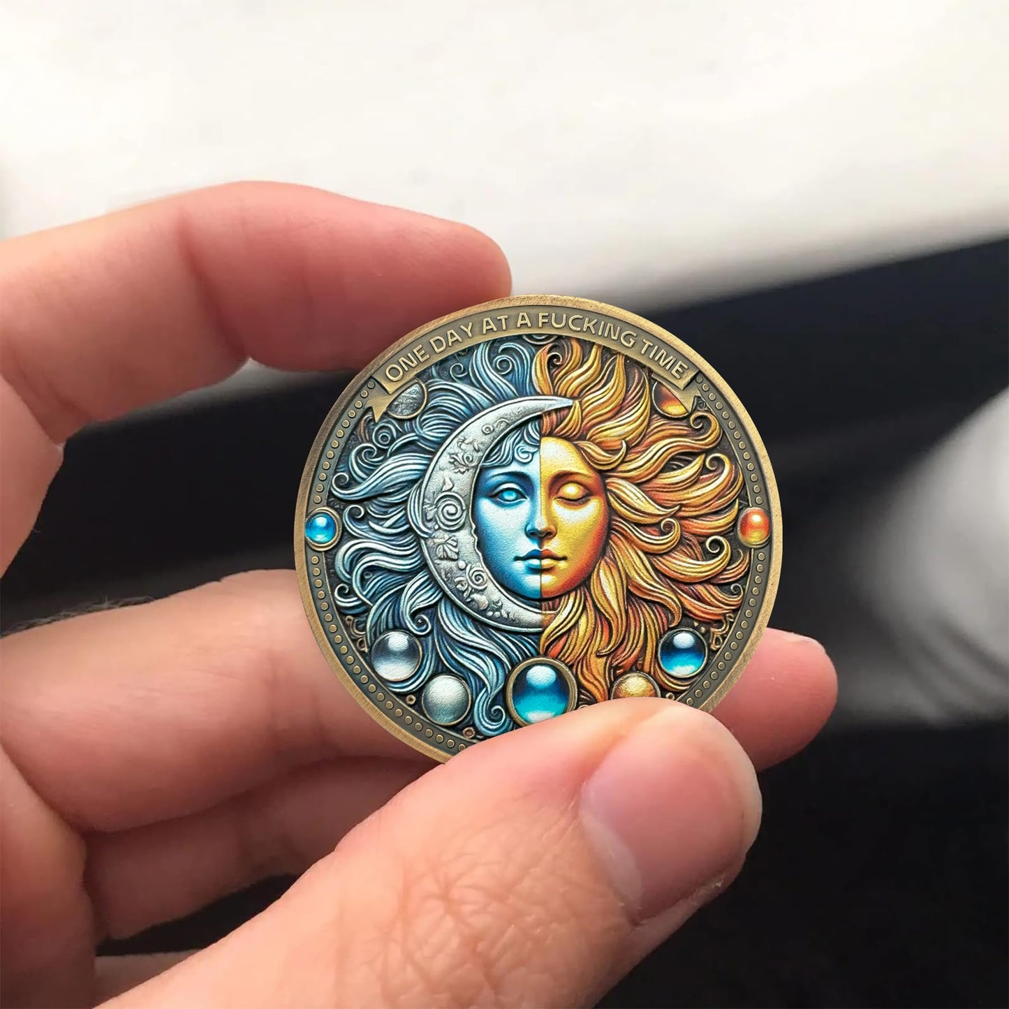 Sun and Moon Recovery Sobriety Coin mysite