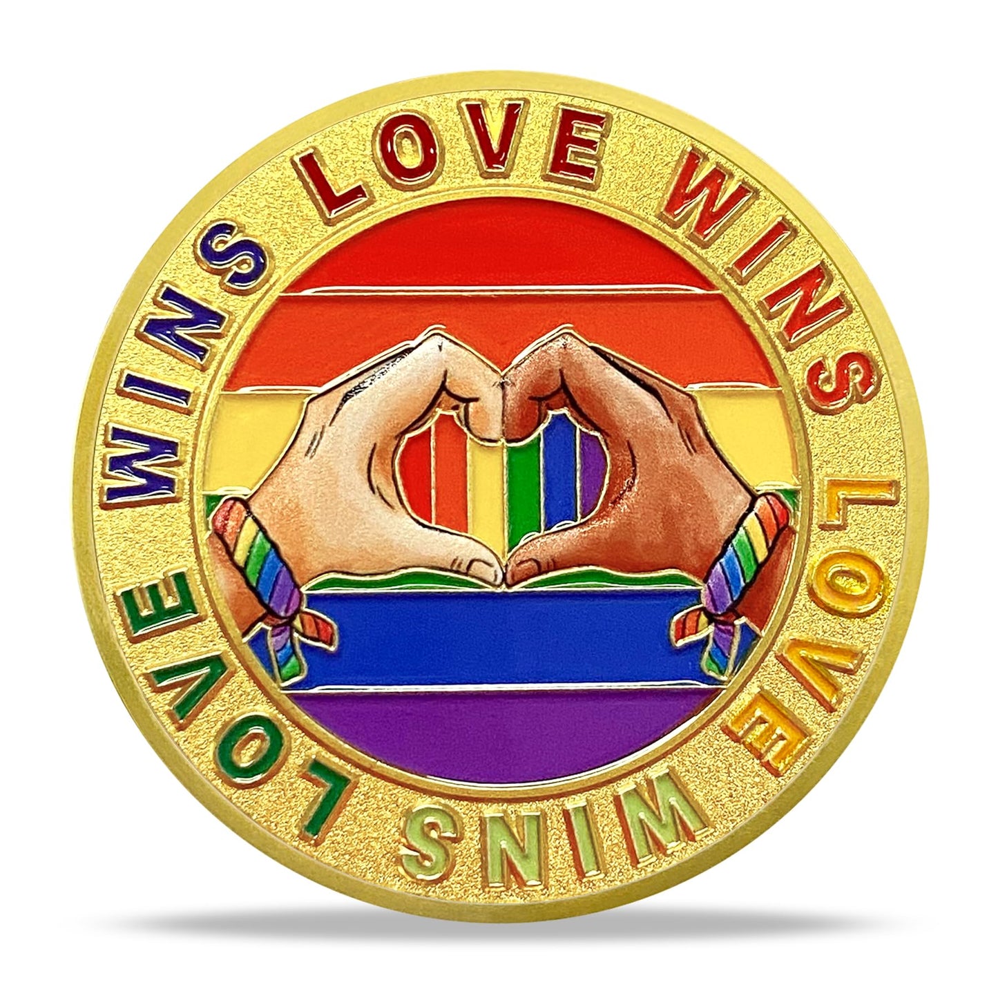 Love is Love Pride Coin Rainbow Pride LGBTQ Coin mysite