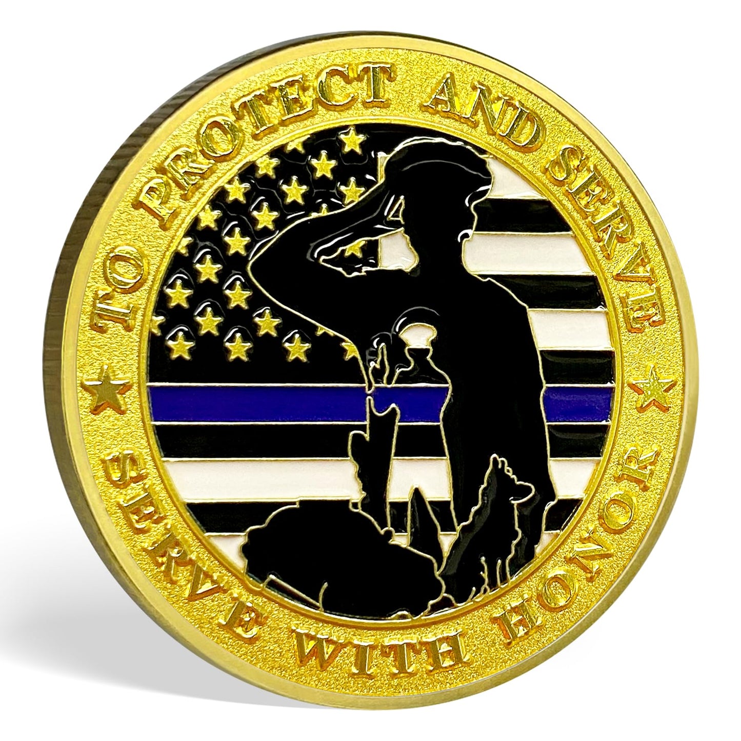 K9 Police Challenge Coin Law Enforcement Tribute Coin mysite