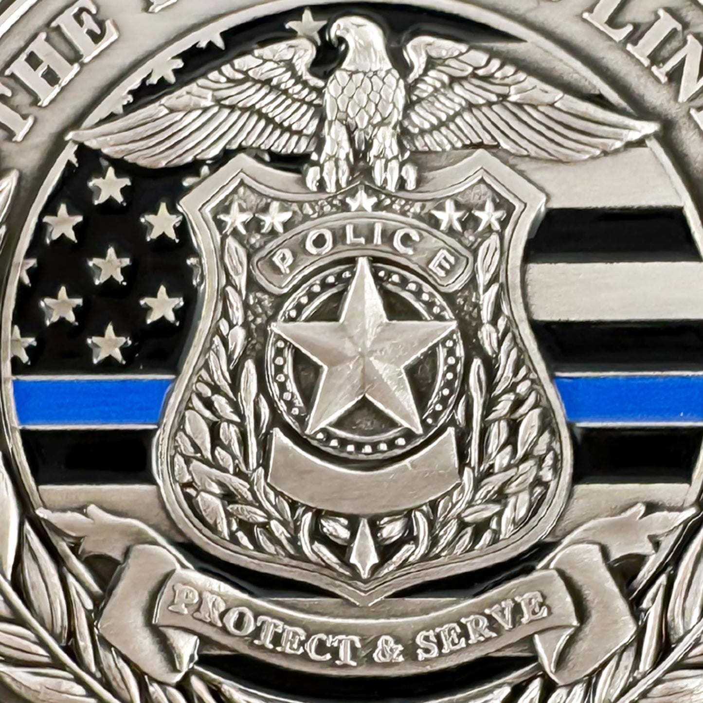 AtSKnSK Saint Michael Police Prayer Coin Patron Saint of Police Officers Police Law Enforcement Challenge Coin (Police Couple, 1) mysite