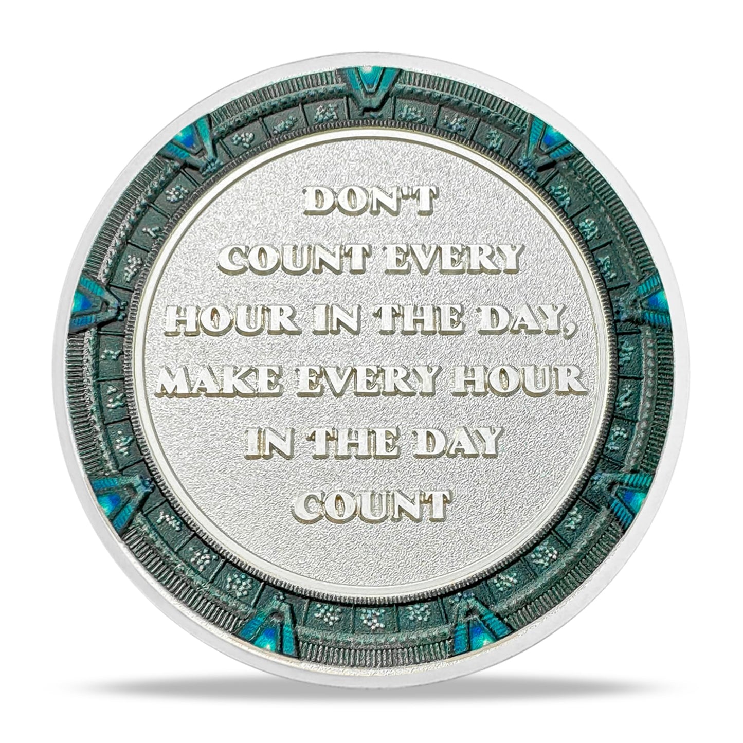 Time Traveler Overcoming Life's Challenge Coin mysite