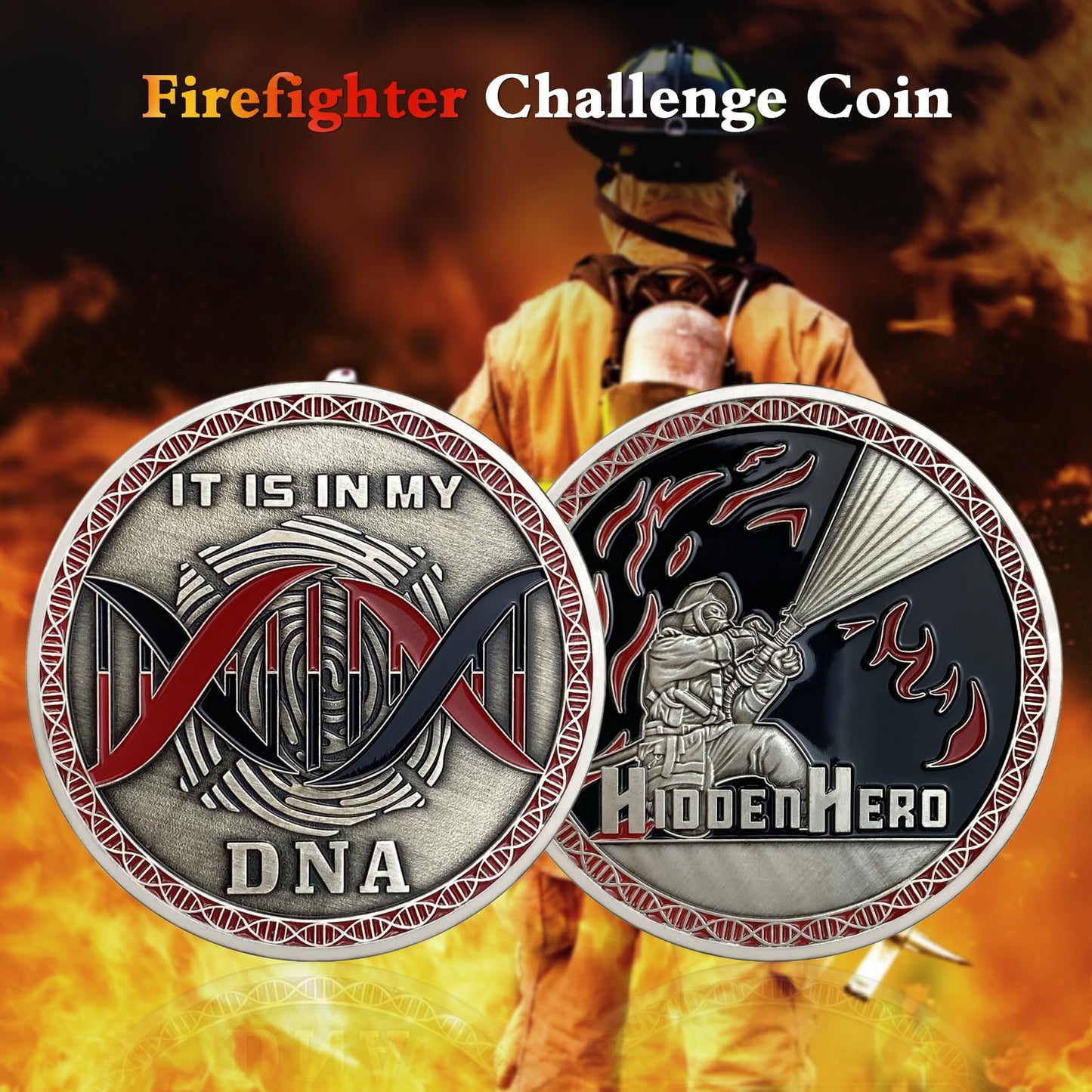 First Responder Hidden Hero Fireman Commemorativer Coins mysite