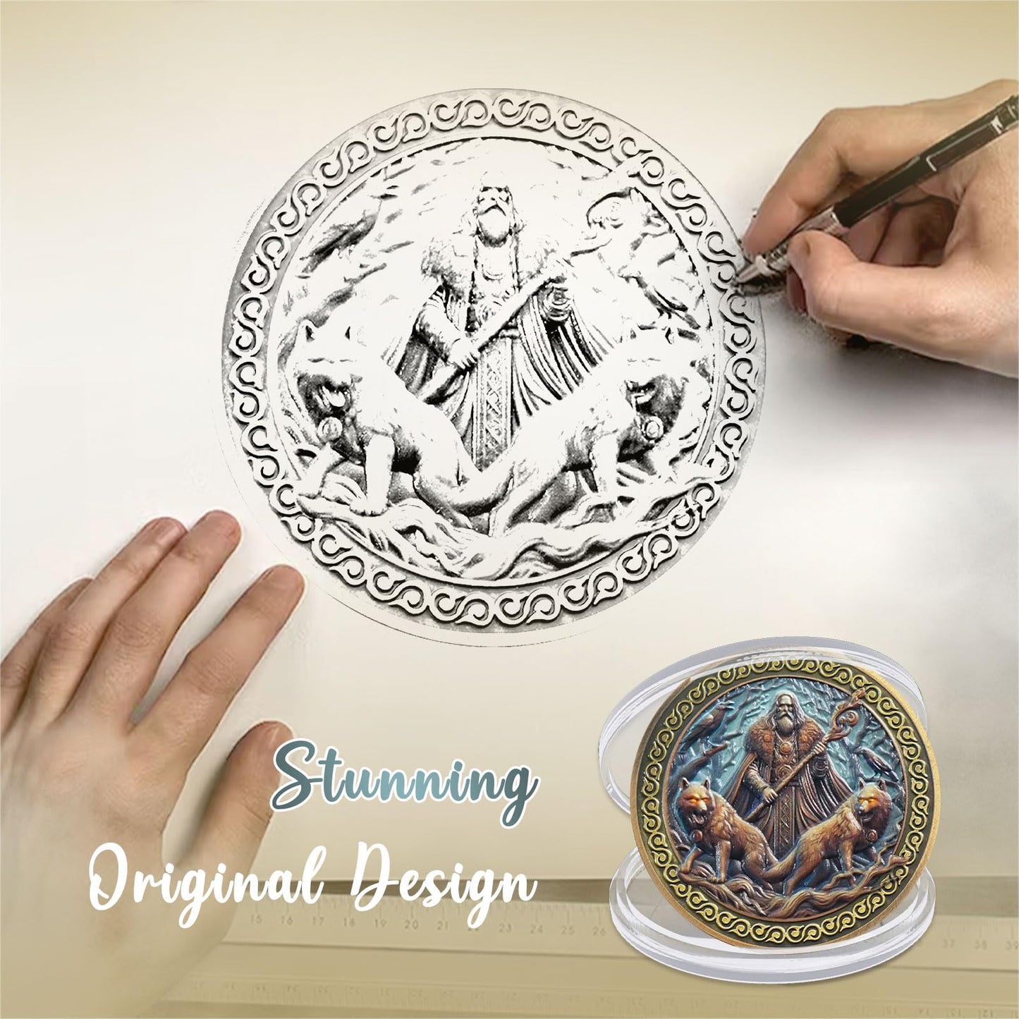 Viking Odin Longship Coin mysite