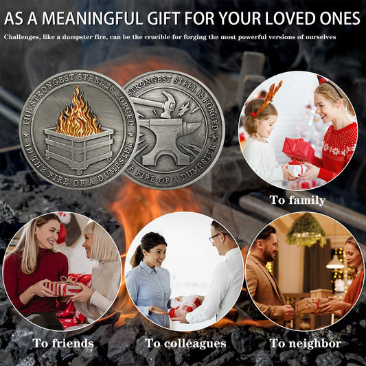 Hilarious Medallion for Staff Dumpster Fire Coin mysite