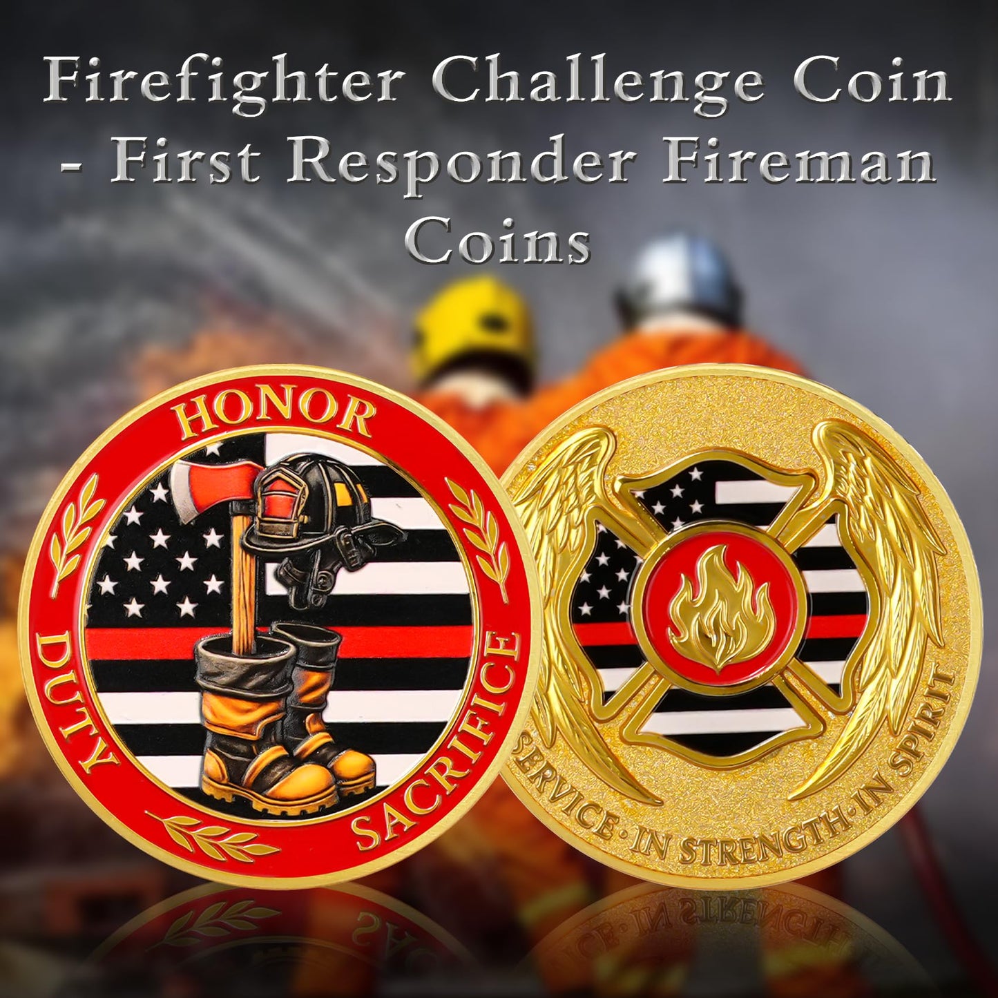 First Responder Firefighter Challenge Coin mysite