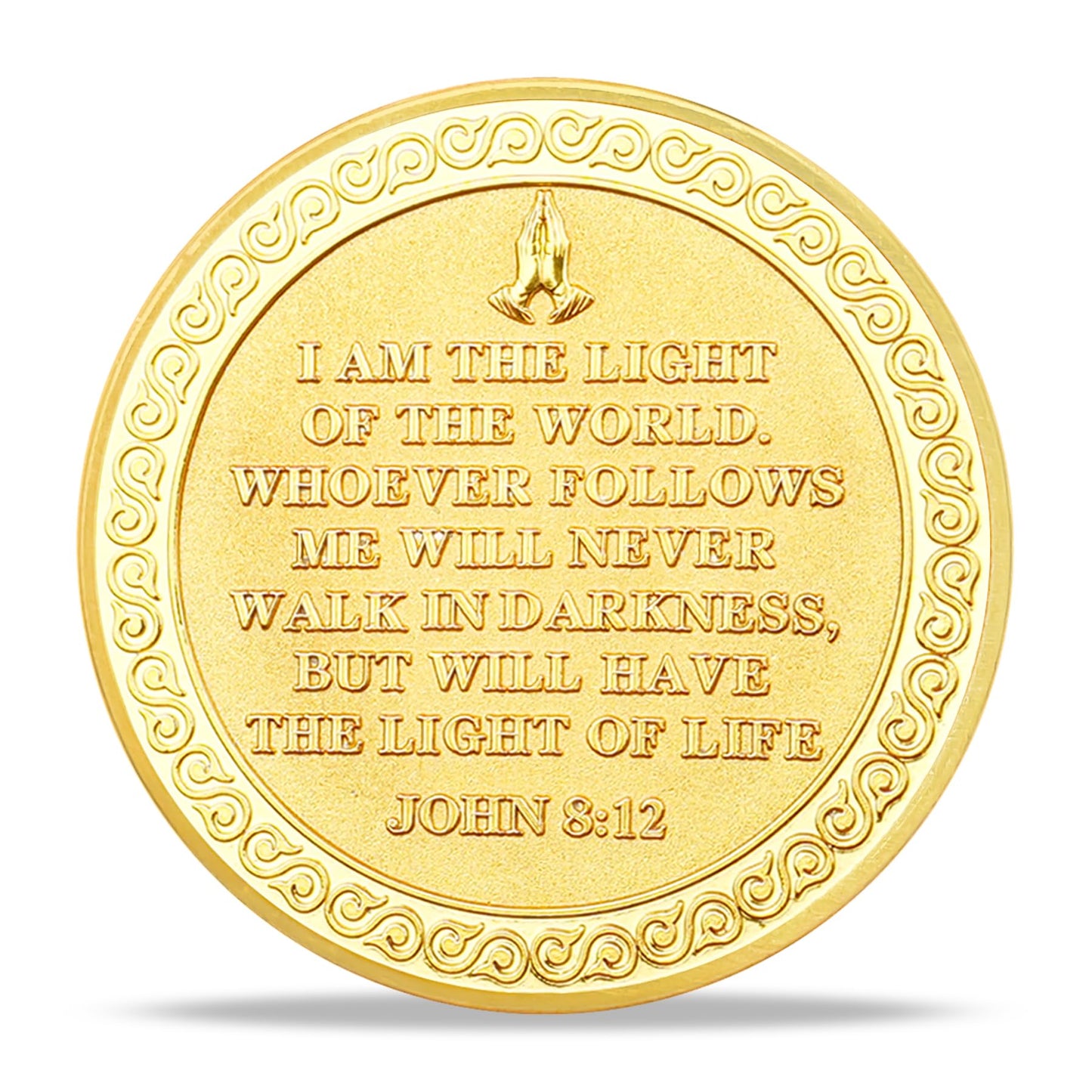 Jesus and Angels Divine Messenger Religious Coin mysite