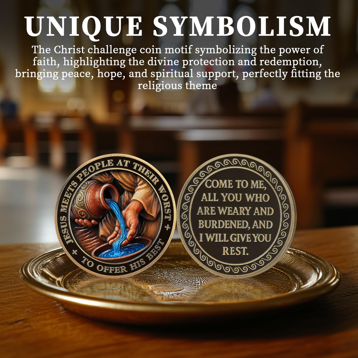 Jesus Meets People at Their Worst Christian Jesus Grace Coin mysite