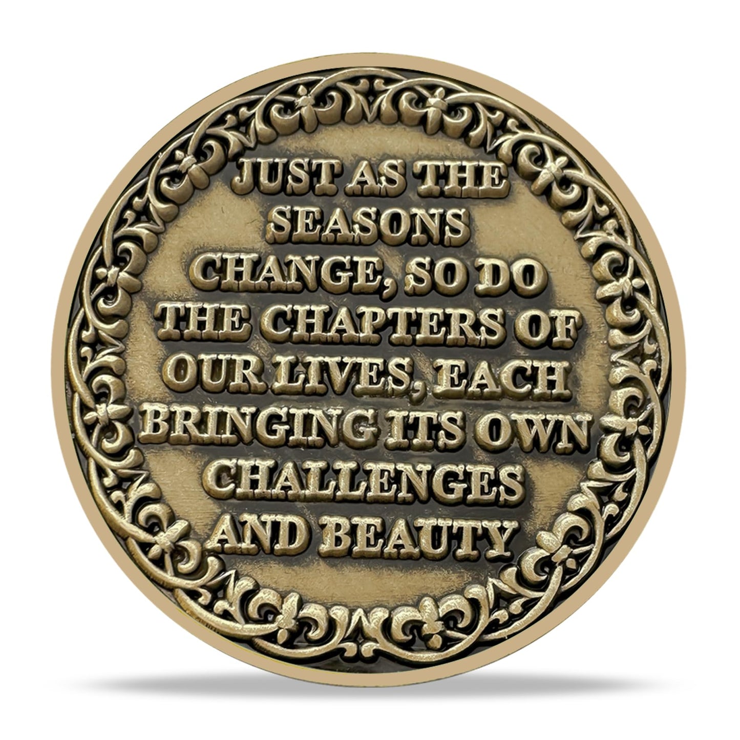 Four Colors Tree Sobriety Coin mysite