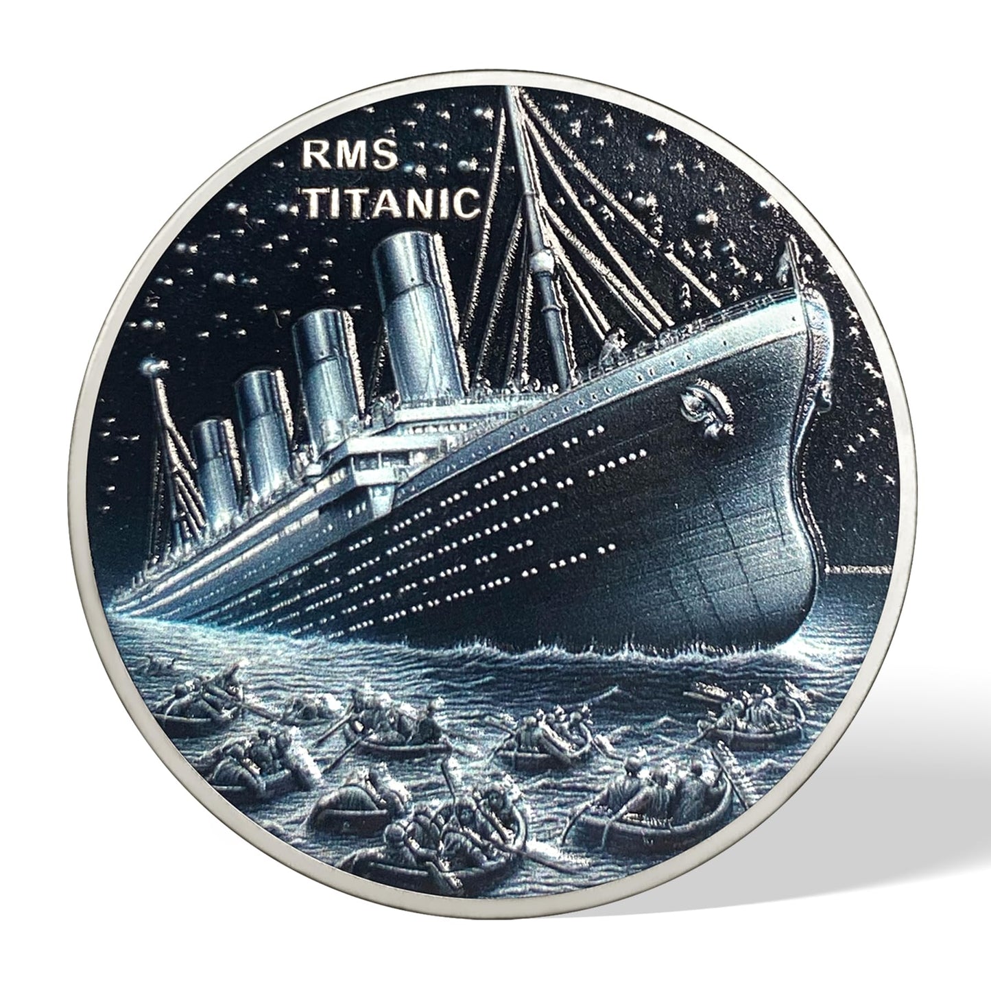 Titanic Cruise Artwork Never Sinking Cruise Ship Commemorative Coins mysite