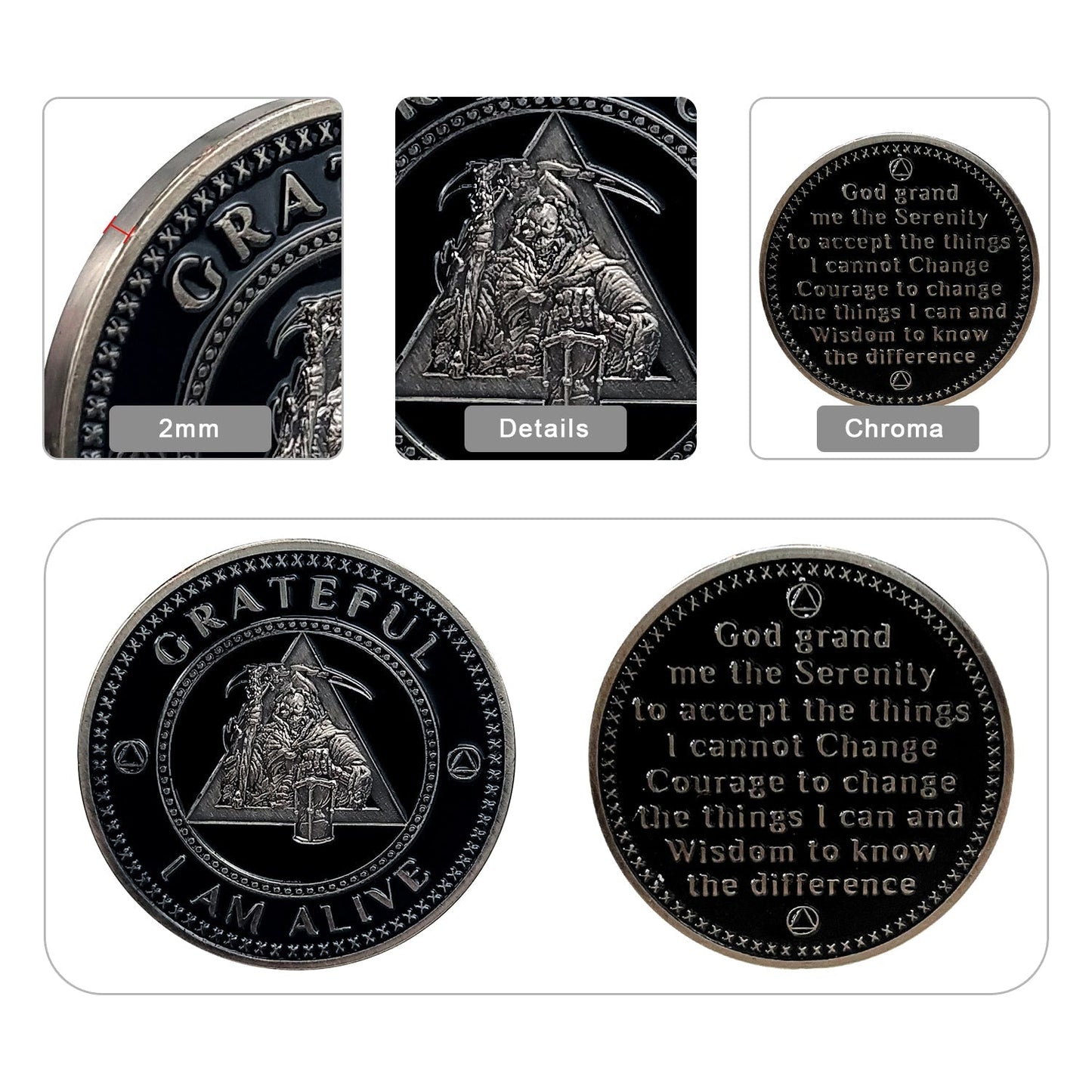 Trine Guidence Challenge Coin Change the Thing Flip Coin Token mysite