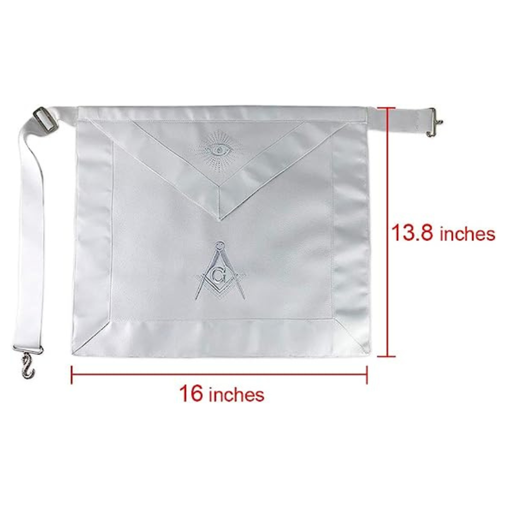 Masonic Blue Lodge Master Regalia Mason White Apron mysite