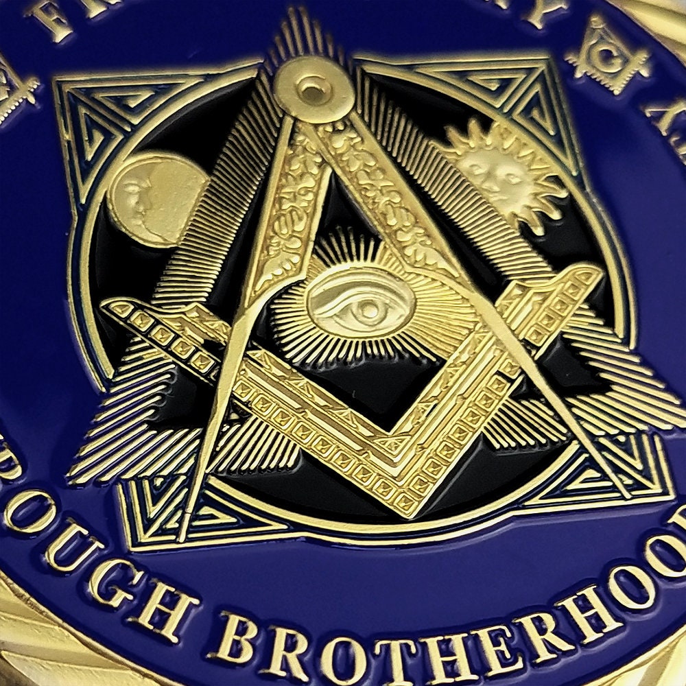 Masonic Collectible Order of Freemason Brotherhood Grand Lodge Gift Coin/gift for Him for father decowoodo