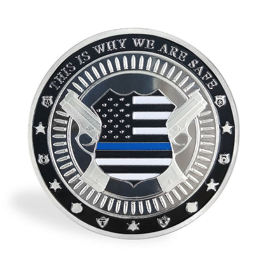 Law Enforcement Challenge Coin Sheriff Badge White House Guardian Medallion/gift for Him for father decowoodo