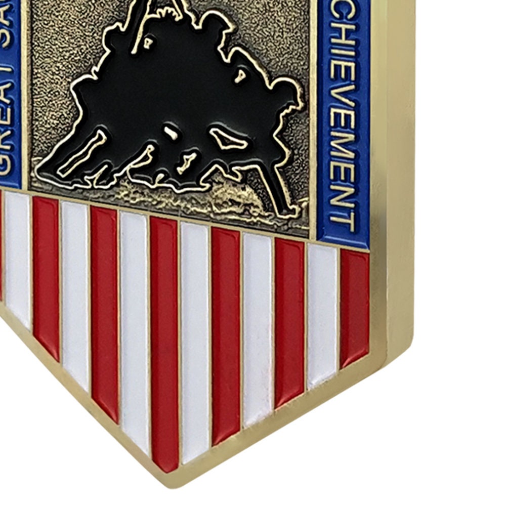 Iwo Jima Veterans Challenge Coin Featured Collectible Chip Thanksgiving Gift decowoodo