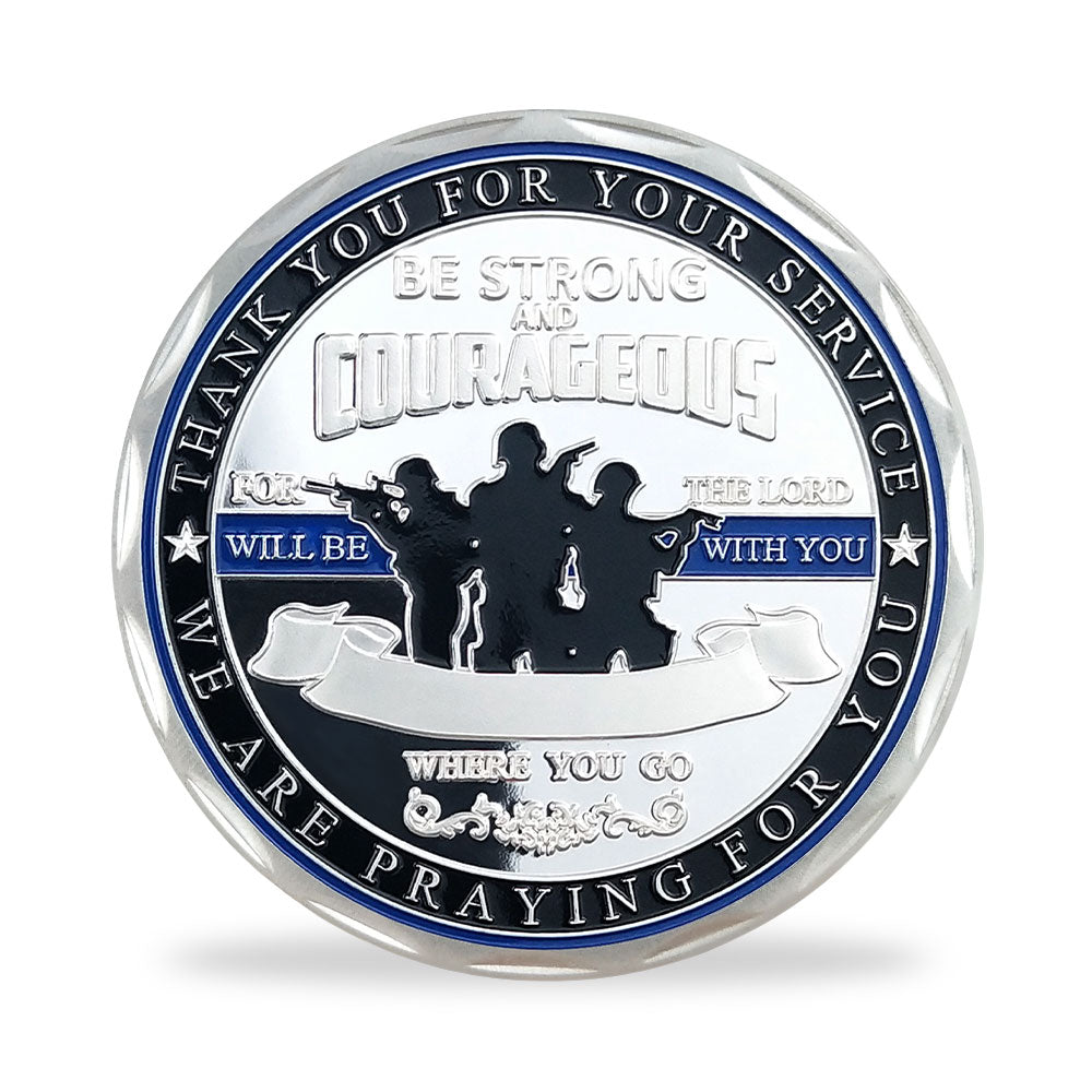 Police Officer Squad Challenge Coin Law Enforcement Shield Badge Collectible Medallion mysite