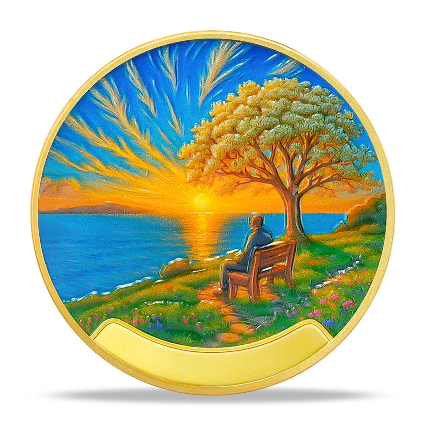 Personalized Path to Peace Sobriety Coin mysite