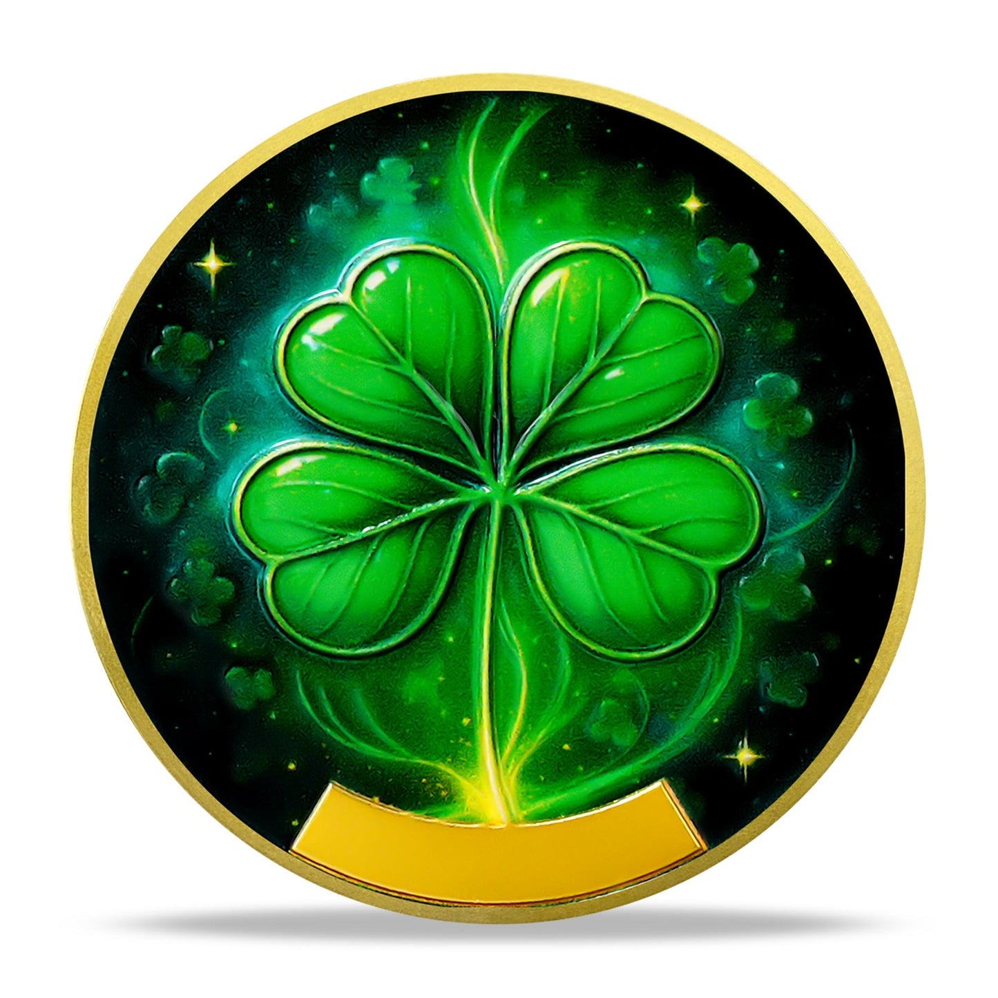 Four-Leaf Clover Sobriety Coin mysite
