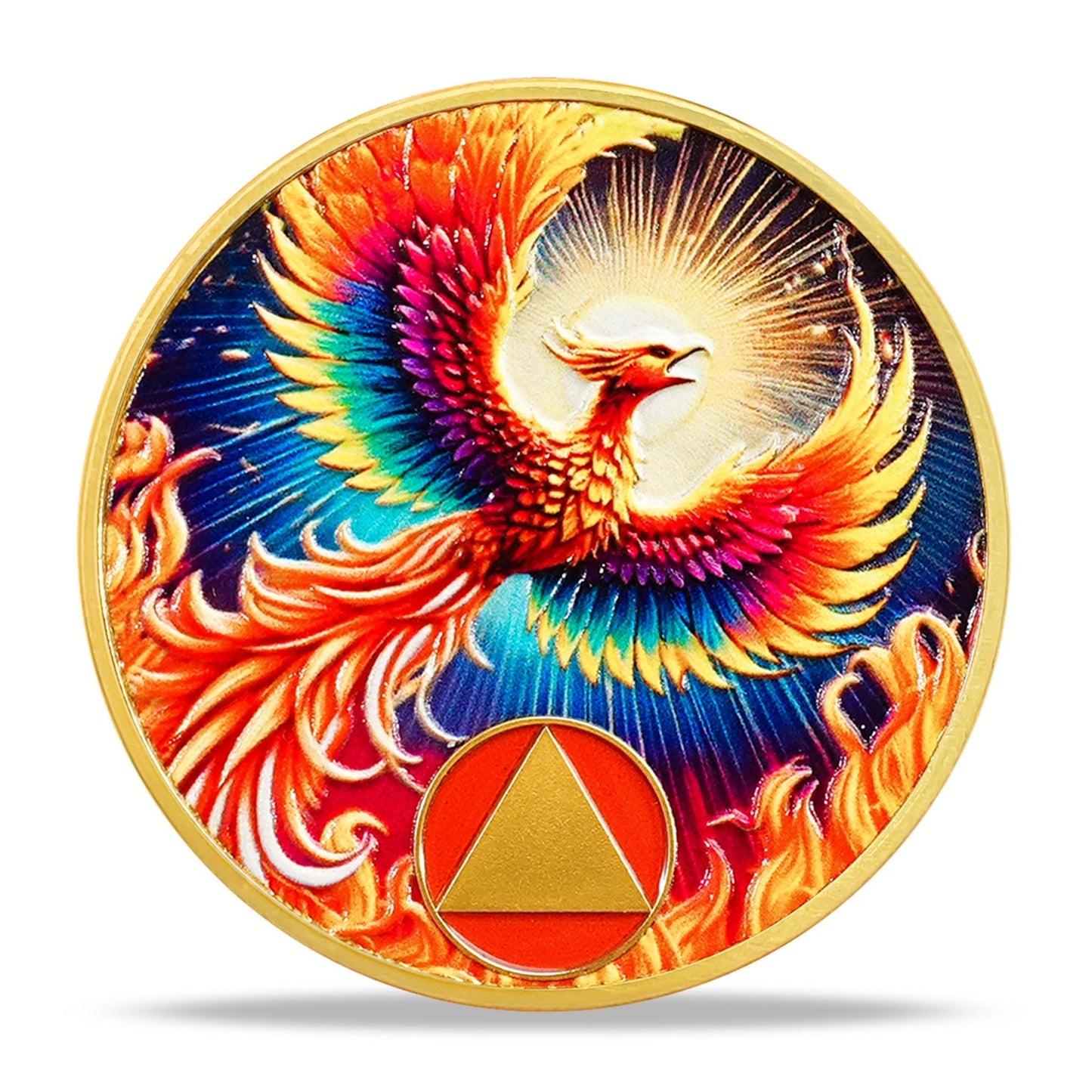 Personalized Rebirth in Fire Phoenix of Light Sobriety Coin mysite