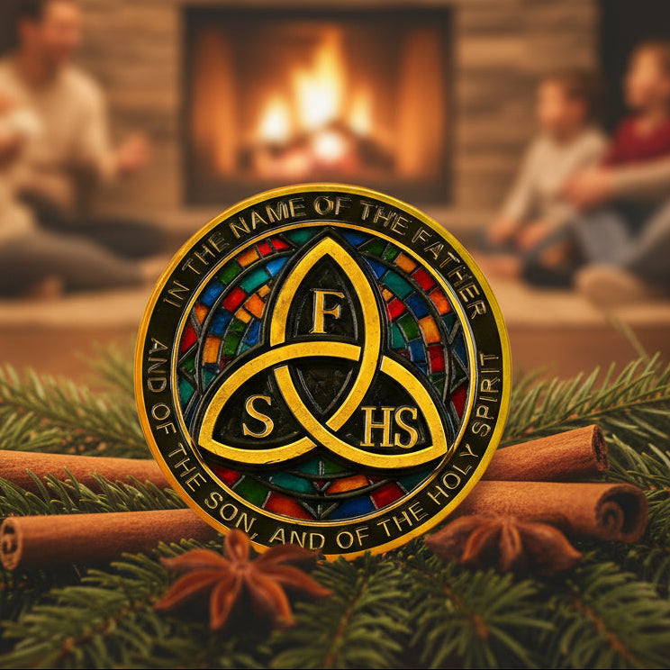 Sacred Christian Challenge Coin mysite