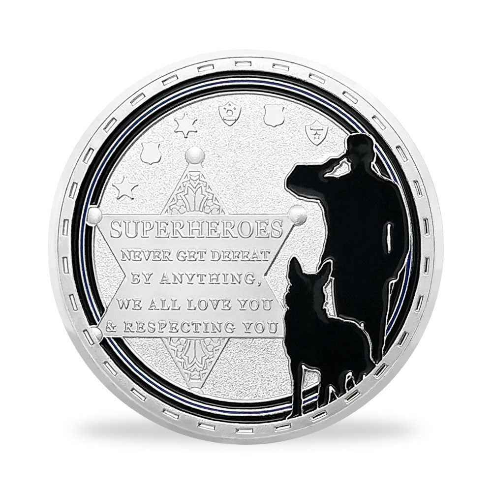 Sheriff & K9 Challenge Coin Law Enforcement Shield Badge Police Collectible Medallion mysite