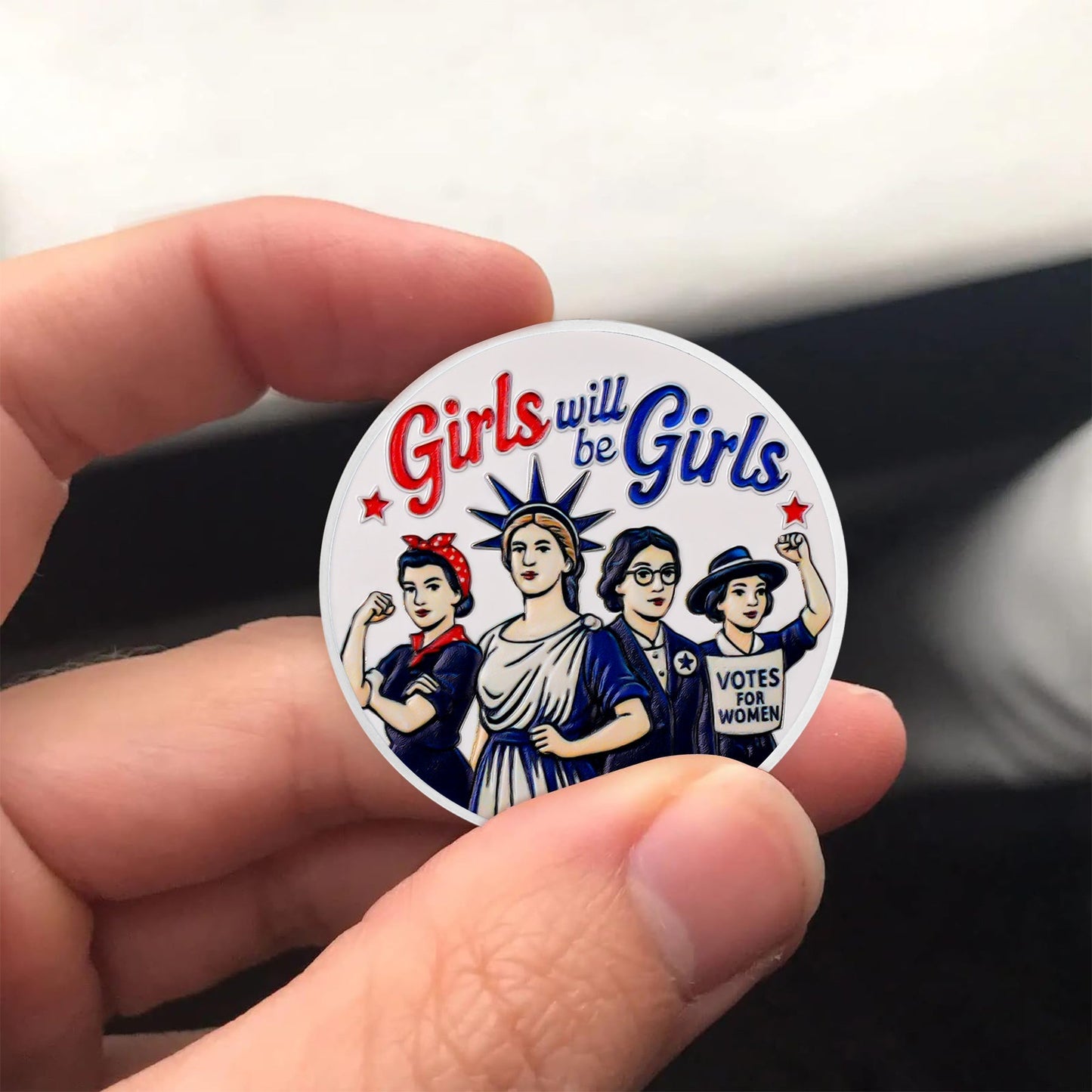 Girls Will Be Girls Sobriety Coin mysite