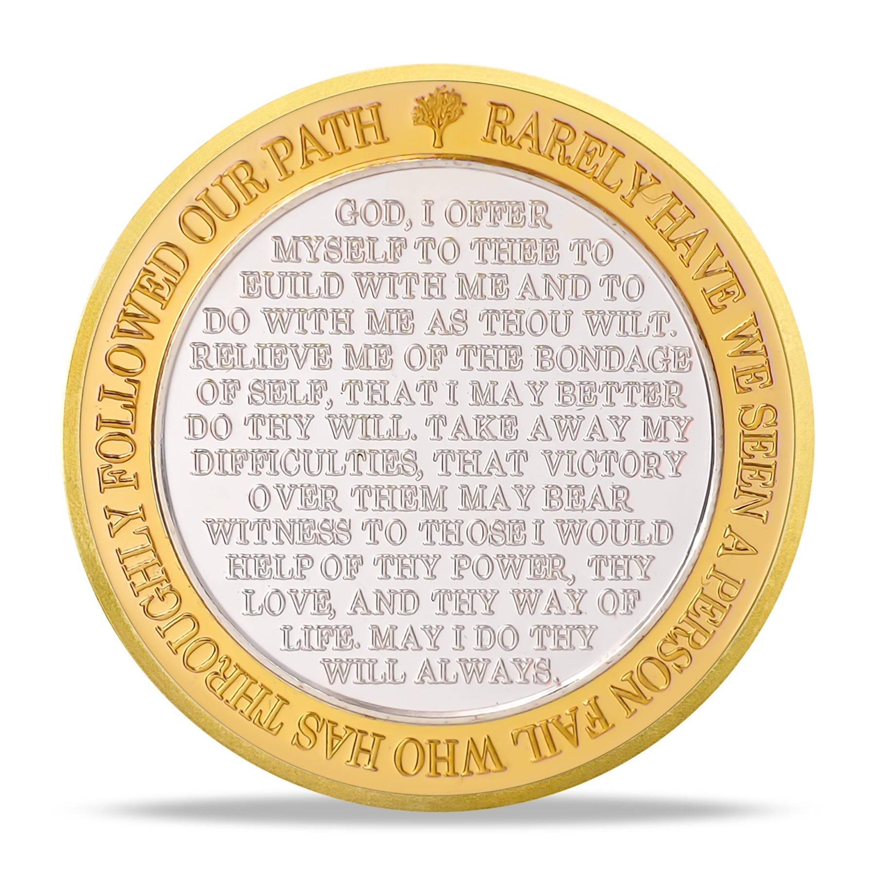 Recovery Golden Hope Sobriety Coin mysite