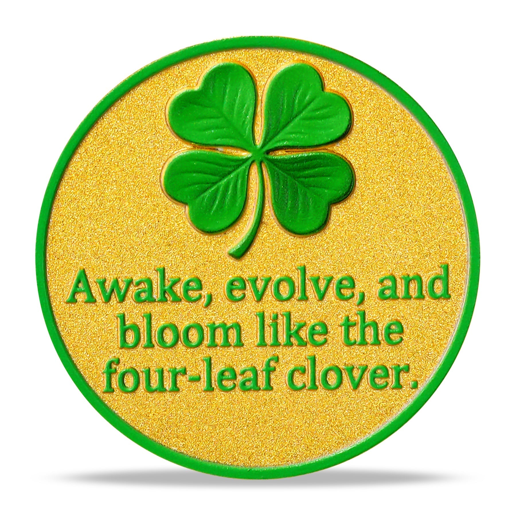 Four-Leaf Clover Sobriety Coin mysite