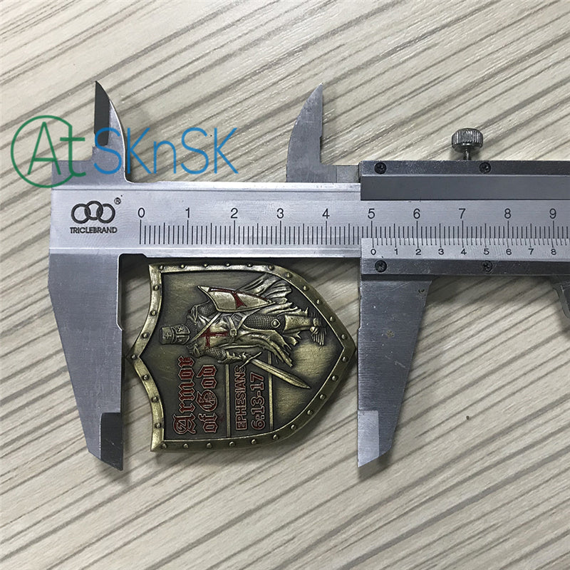 Put on the Full Armor of God Eph. 6:13-17 Challenge Coin mysite