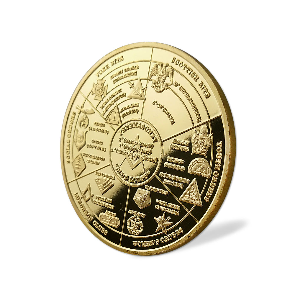 Masonic Freemason Lodge Challenge Coin mysite