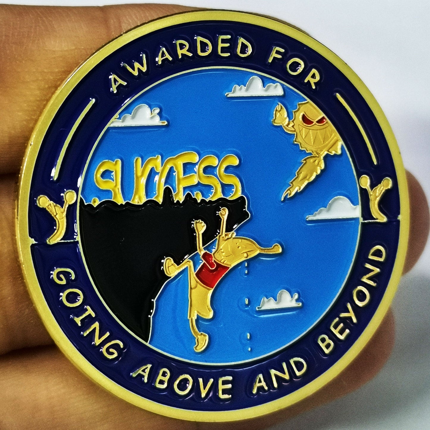 Encouragement Challenge Coin-Employee Appreciation Gifts Inspirational Thank You Coin for Students and Cowokers-Top Banana mysite