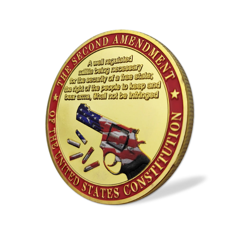 US Constitution 2nd Amendment Police Challenge Coin mysite