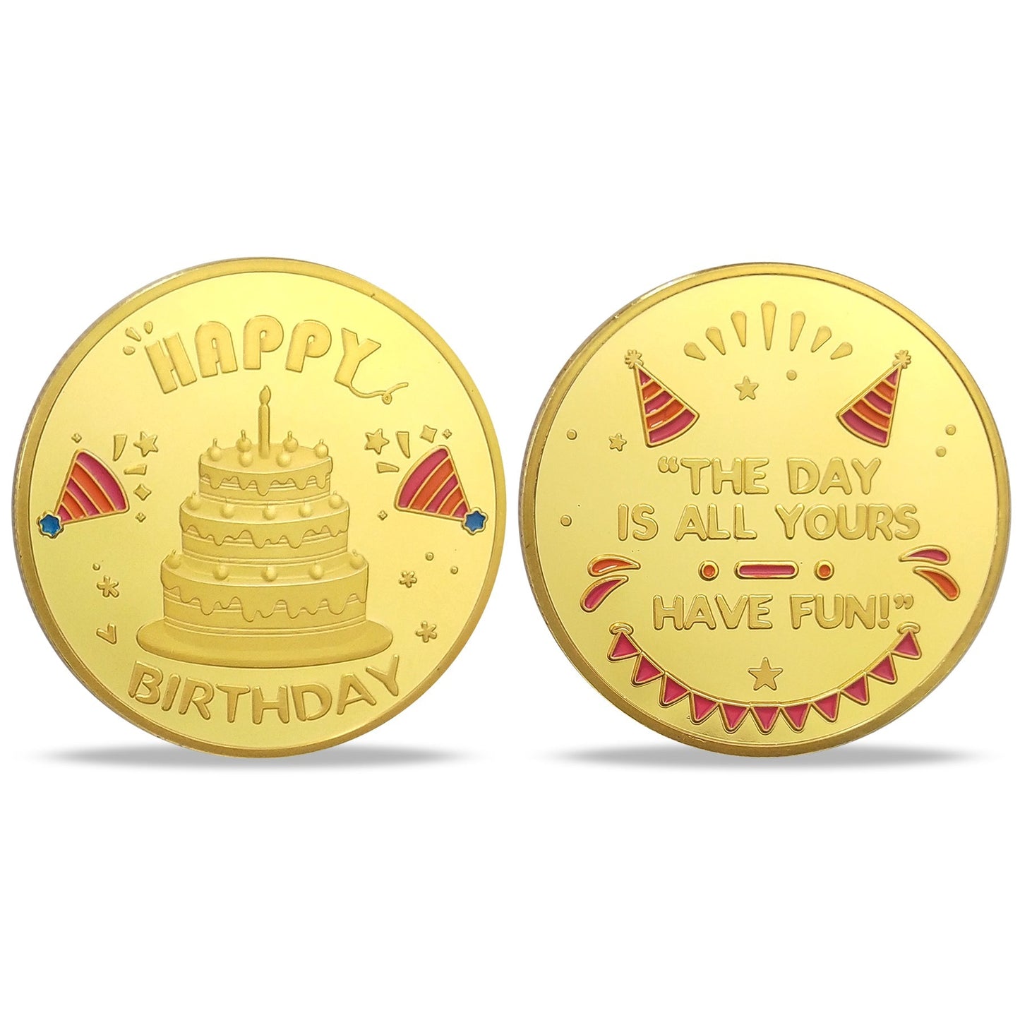 Happy Birthday Coin -Laughing and crying cake mysite