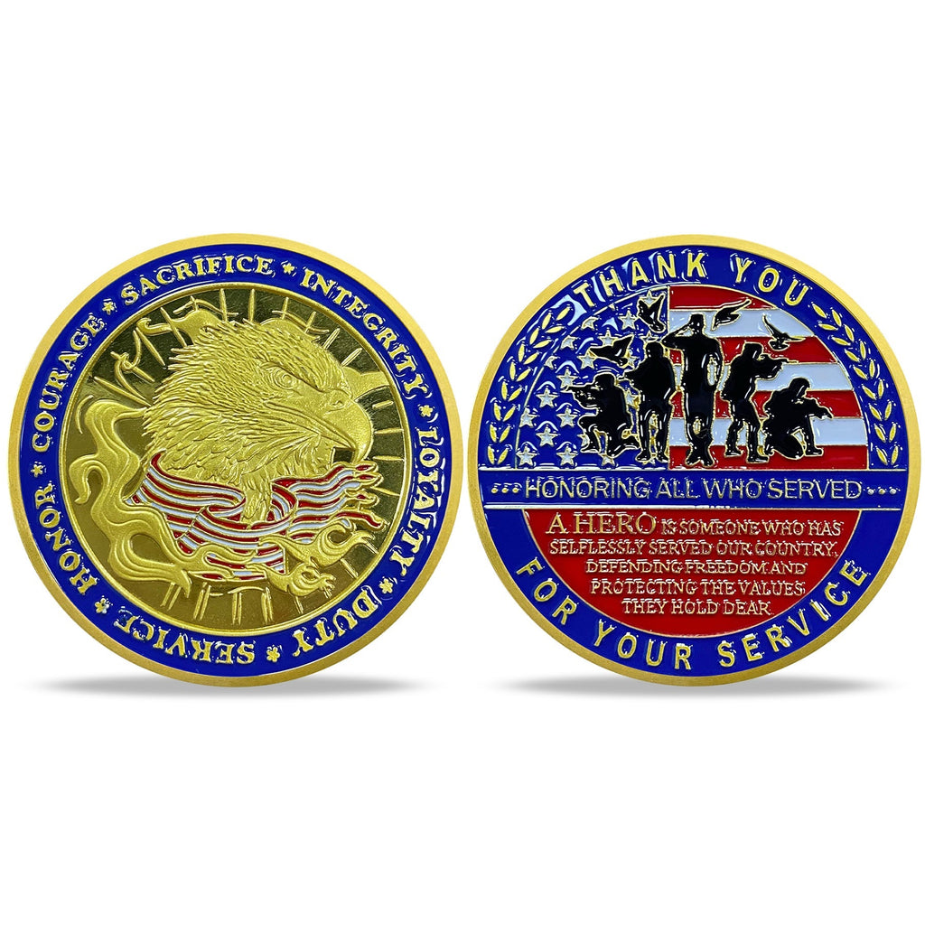 Thank You For Your Service Challenge Coins-AtSKnsk mysite