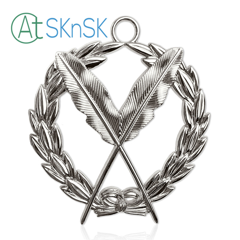 Masonic Secretary Sliver Jewel Pendant the Feather Quill mysite