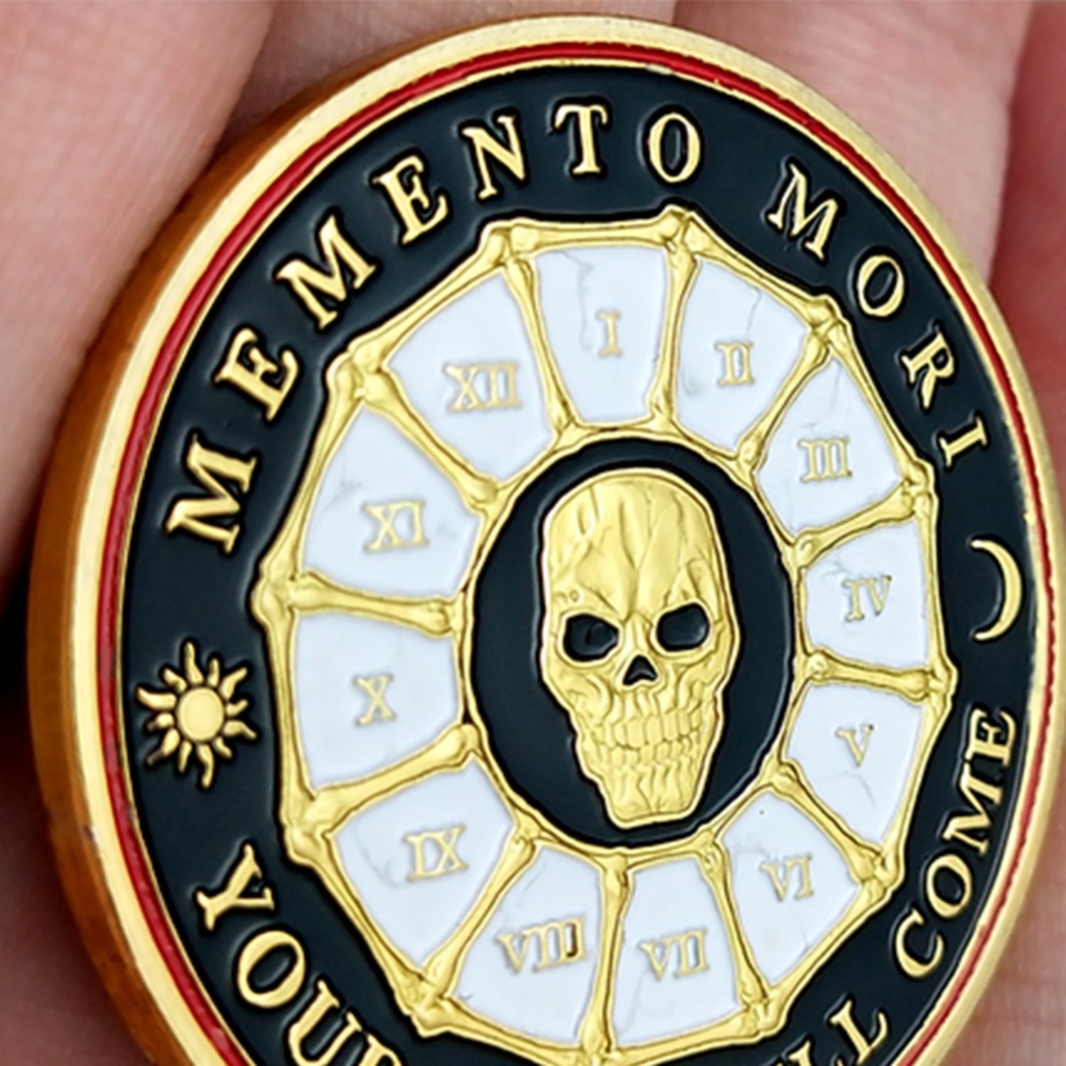 Memento Mori Coin-Momento Mori Coins for Daily Stoic Practice, Remember to Live EDC Coin mysite