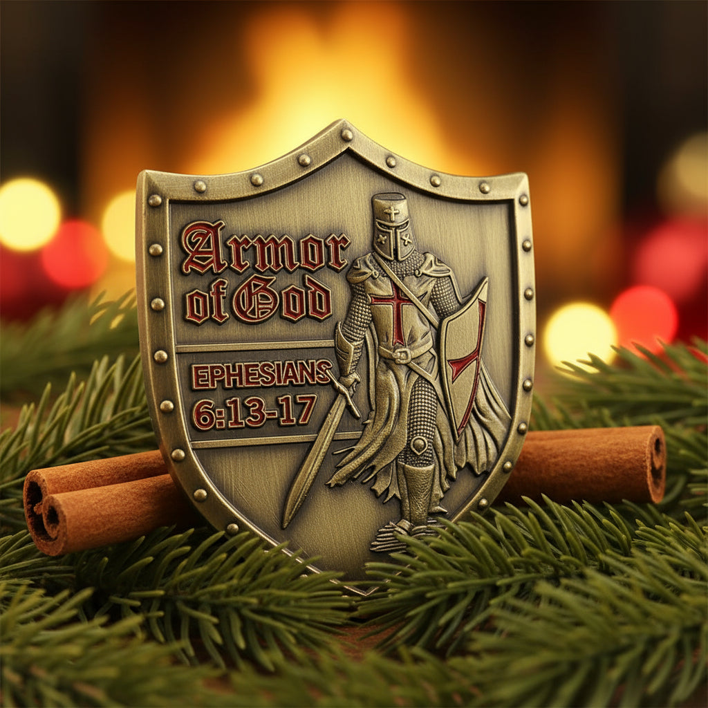 5 Pcs Armor of God Military Challenge Coin Gift Set mysite