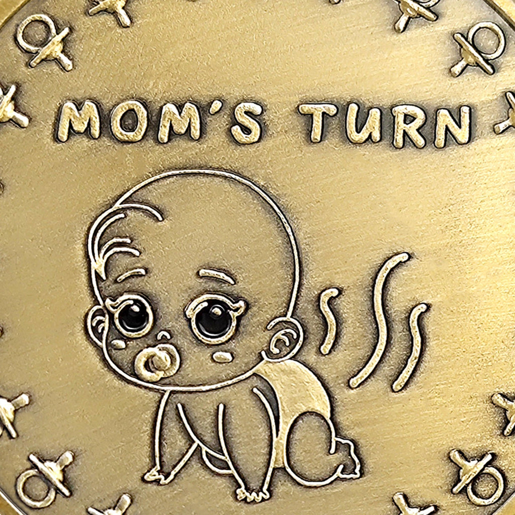 New Parents Decision Coin Mom's Turn Vs Dad's Turn Flip Coin mysite