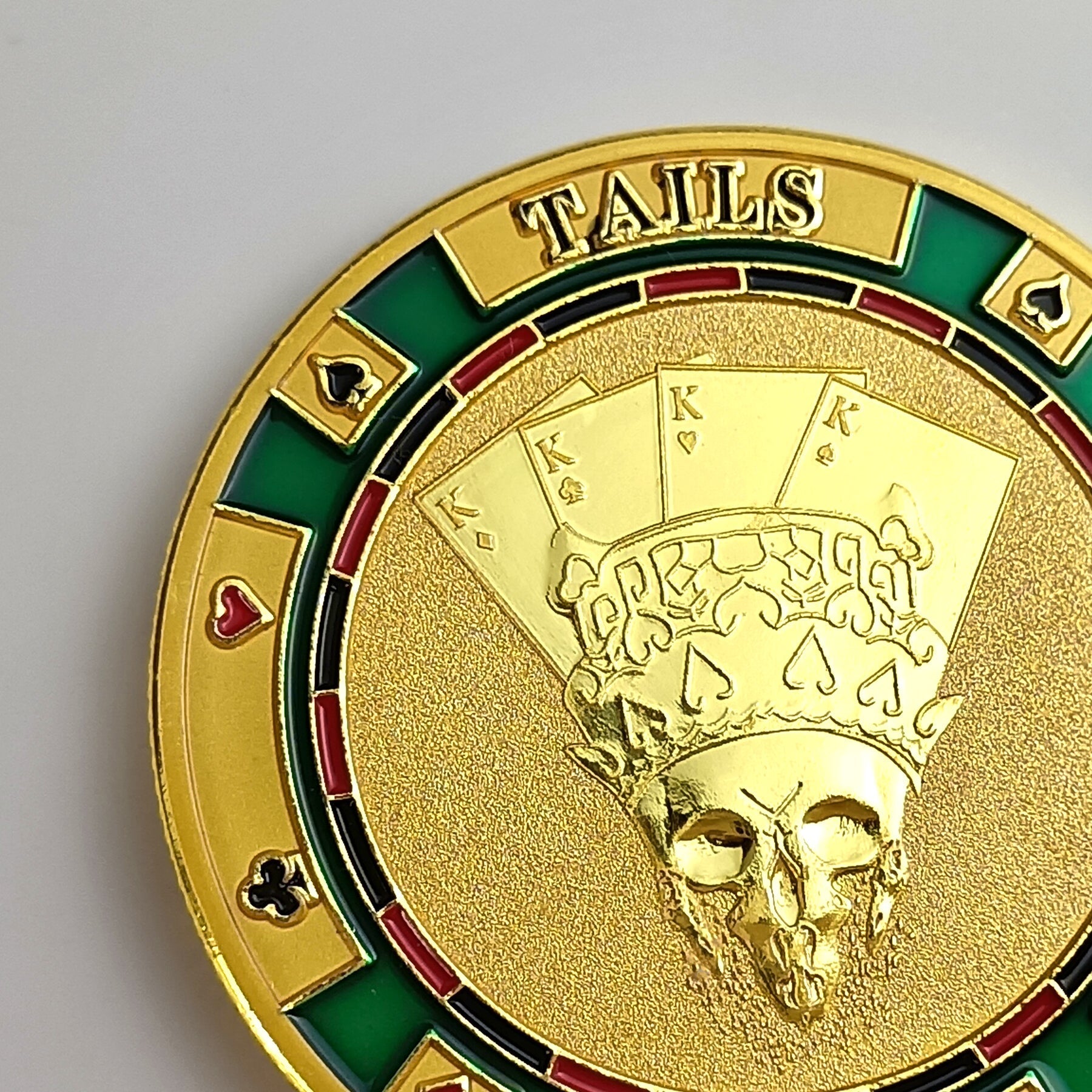 Win or Lose Poker Skull Challenge Coin mysite