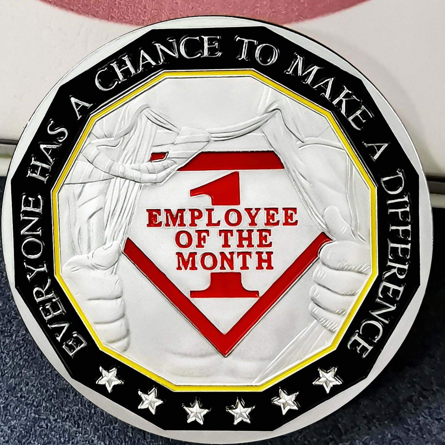 Encouragement Challenge Coin-employee Appreciation Gifts Inspirational Thank You Coin for Students and Cowokers-Star of the Month mysite