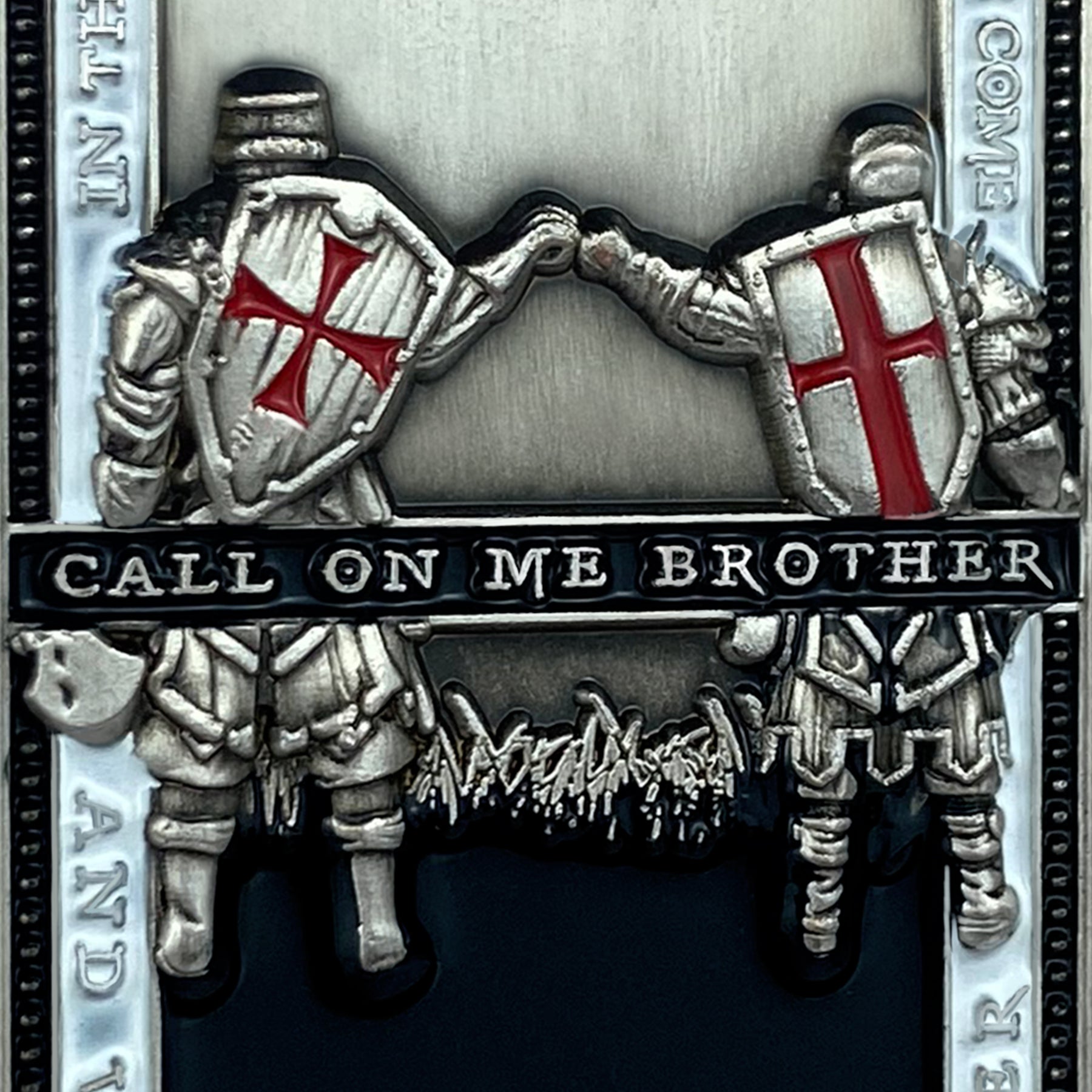 Knights Templar Call On Me Brother Dog Tag Pendant Military Necklace mysite