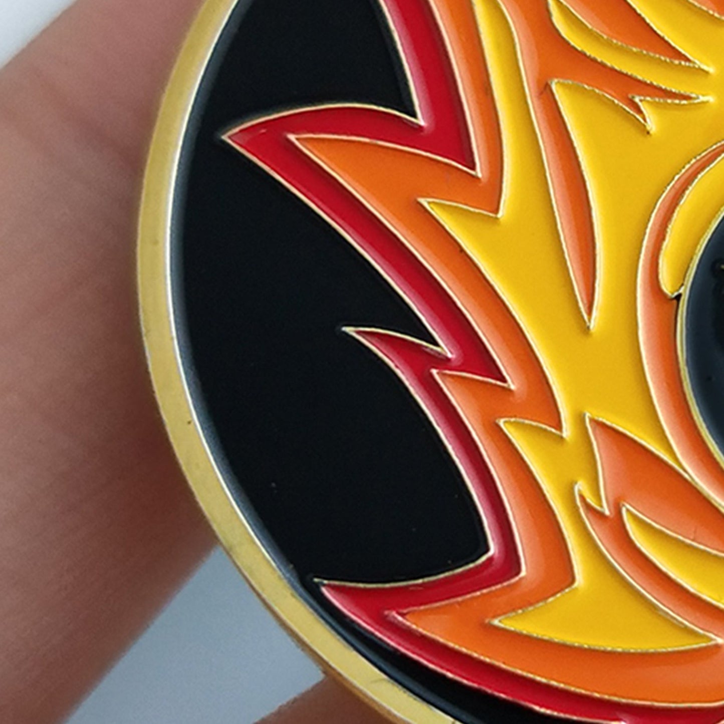Flames Triangle 1 to 3 Year Recovery Sobriety Coin AA Chip mysite