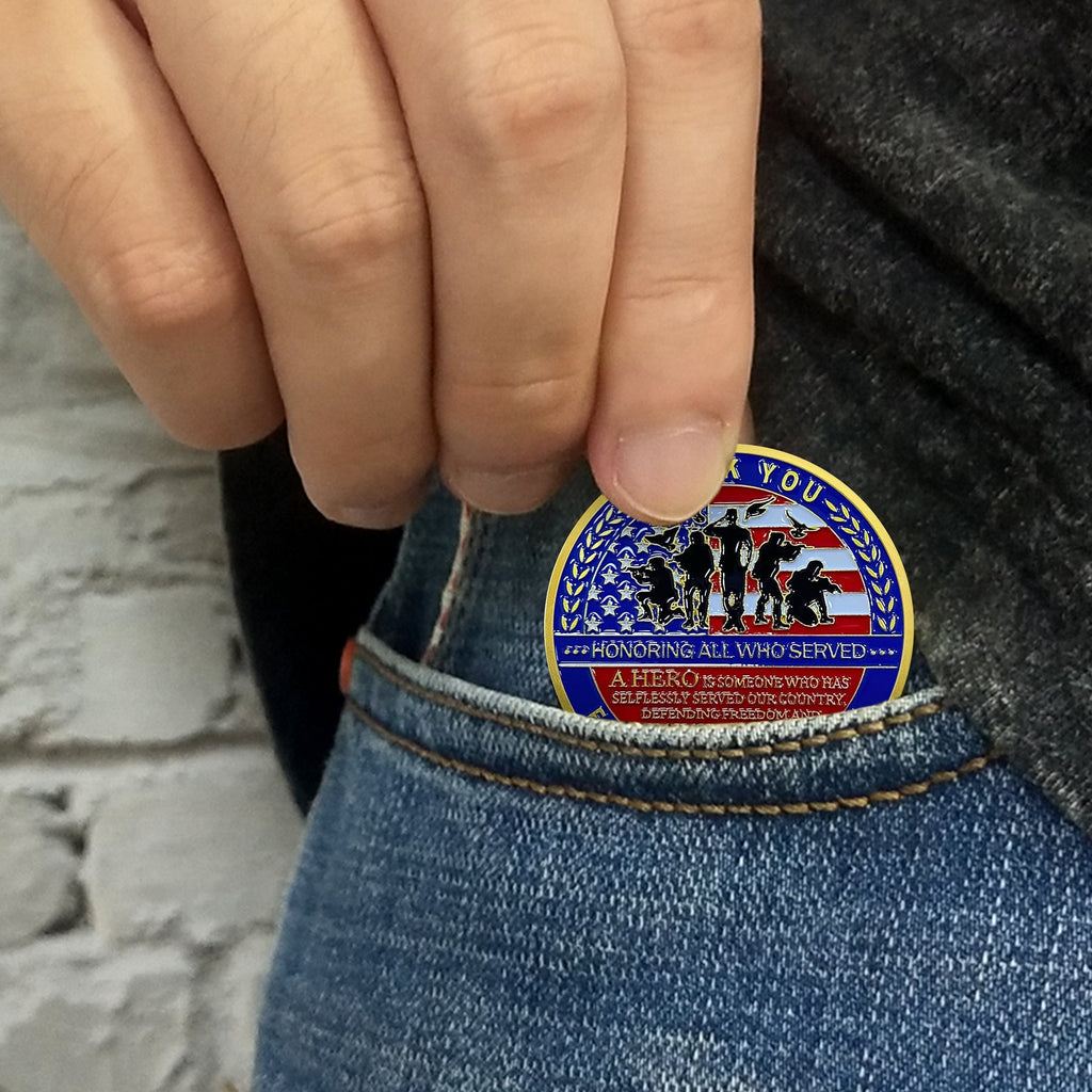 Thank You For Your Service Challenge Coins-AtSKnsk mysite