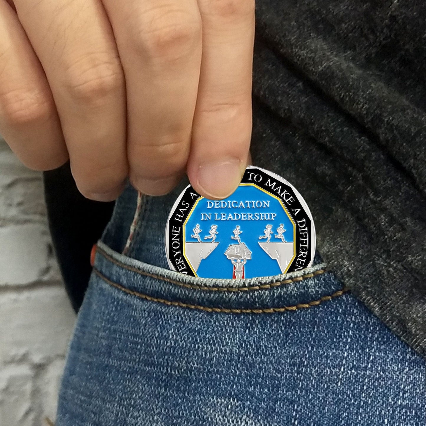 Encouragement Challenge Coin-Employee Appreciation Gifts Inspirational Thank You Coin for Students and Cowokers-Dedication in Leadership mysite