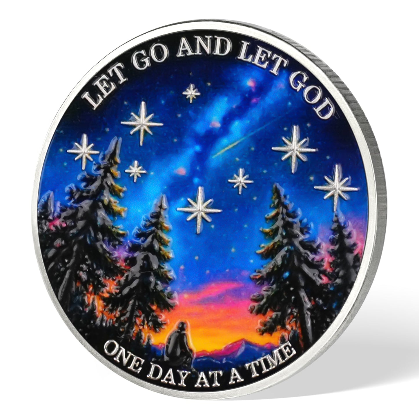 Gazing at Shooting Stars Sobriety Coin mysite